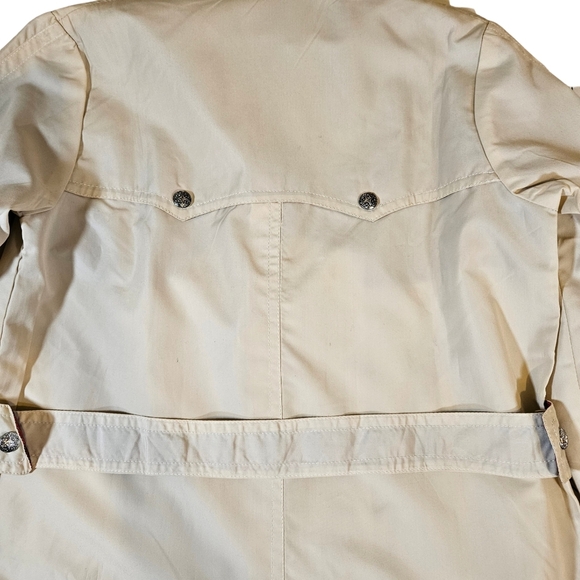 Teijin Juniors Trench Coat, Cream, Size 12 - Picture 7 of 14